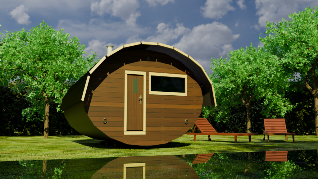 ForgeVisual barrelsauna render
